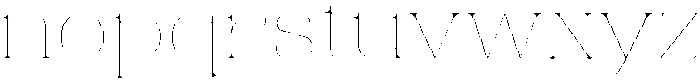 Eritza Thin Semi Expanded otf (100) Font LOWERCASE