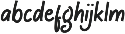 Erkafy Regular otf (400) Font LOWERCASE