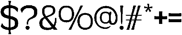 Ernale William Regular otf (400) Font OTHER CHARS