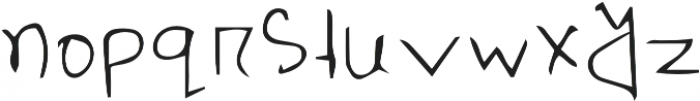 Erobeyea Regular otf (400) Font LOWERCASE