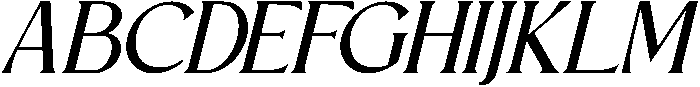 Erovian Italic otf (400) Font UPPERCASE
