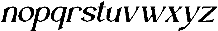 Erovian Italic otf (400) Font LOWERCASE