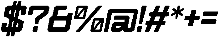 Ersiqust Italic otf (400) Font OTHER CHARS