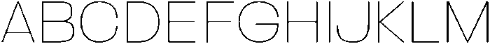 Ertinas Thin otf (100) Font UPPERCASE