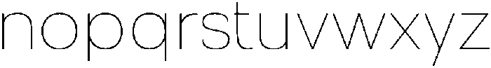 Ertinas Thin otf (100) Font LOWERCASE
