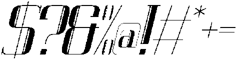 Erzoline Italic otf (400) Font OTHER CHARS