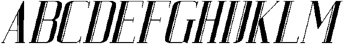 Erzoline Italic otf (400) Font UPPERCASE