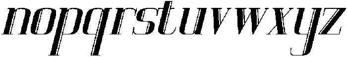 Erzoline Italic otf (400) Font LOWERCASE