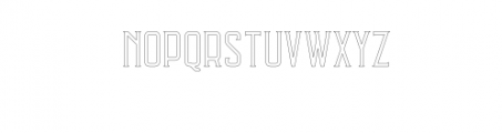 Errorist-Outline.otf Font UPPERCASE