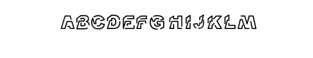 erobot.ttf Font UPPERCASE