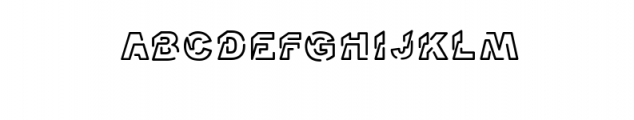 erobot.ttf Font LOWERCASE