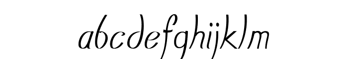 Erelon-CondensedRegular Font LOWERCASE
