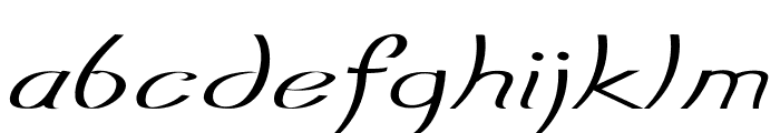 Erelon-ExpandedRegular Font LOWERCASE