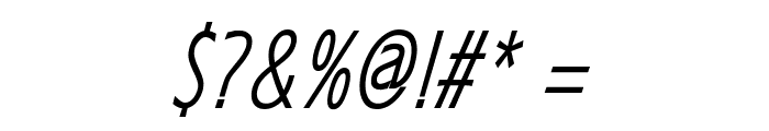Eric Lite BoldItalic Font OTHER CHARS