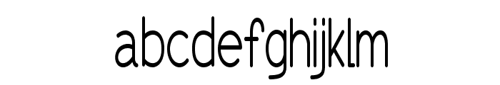 Erodom-CondensedBold Font LOWERCASE
