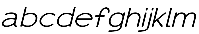 Erodom-ExpandedItalic Font LOWERCASE