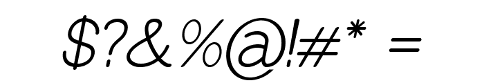 Erodom-Italic Font OTHER CHARS