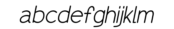 Erodom-Italic Font LOWERCASE