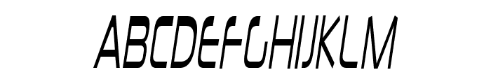 Erval-CondensedItalic Font UPPERCASE