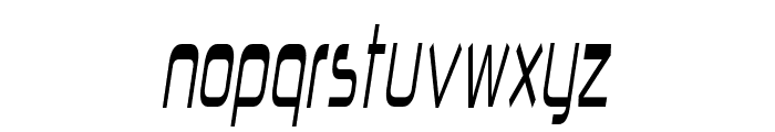 Erval-CondensedItalic Font LOWERCASE