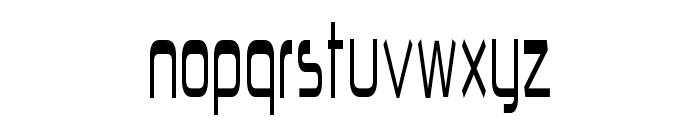 Erval-CondensedRegular Font LOWERCASE