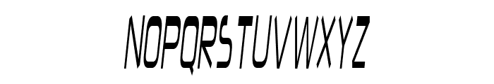 Erval-ExtracondensedItalic Font UPPERCASE