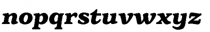 Eroika Slab Bold Italic Font LOWERCASE