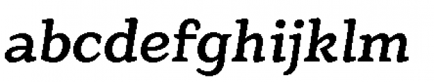 Eroika Slab Regular Italic Font LOWERCASE