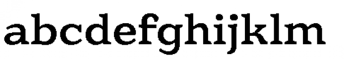 Eroika Slab Regular Font LOWERCASE