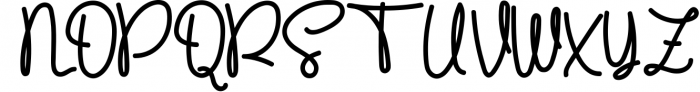 Eralyne | Monoline Handwritten Font Font UPPERCASE