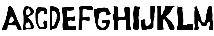 Erasaur Font UPPERCASE
