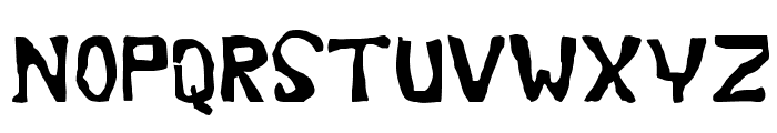 Erasaur Font UPPERCASE