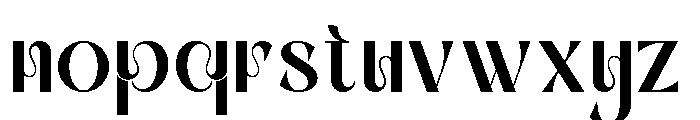 Eravo Font LOWERCASE