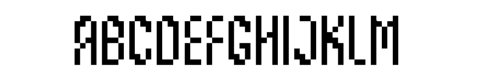 Ercanix Font UPPERCASE