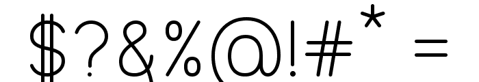 Eri Light Serif Font OTHER CHARS