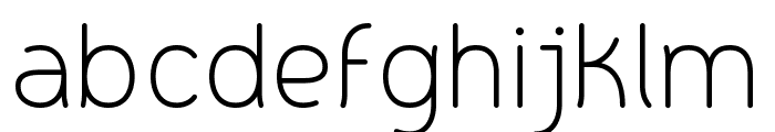 Eri Light Serif Font LOWERCASE
