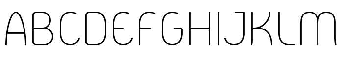 Eri Ultra Light Serif Font UPPERCASE