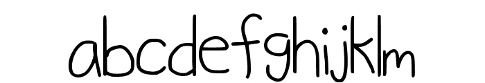 EriAn Regular Font LOWERCASE