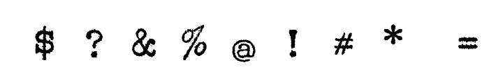 ErikasBuero-Italic Font OTHER CHARS