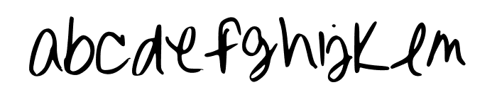 ErinnHandwriting Font LOWERCASE