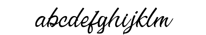 Erisblue Script Light Font LOWERCASE