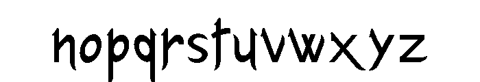 Erlantz Font LOWERCASE
