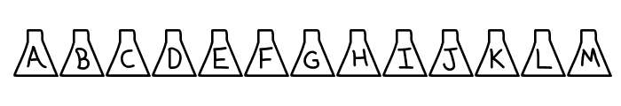 ErlenmeyerFlask Font UPPERCASE