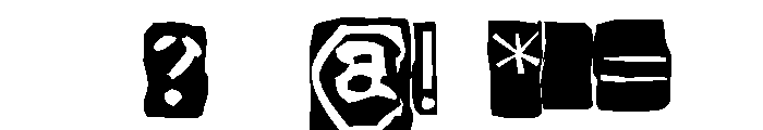 Ernst Regular Backg Font OTHER CHARS