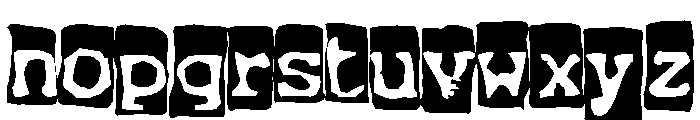 Ernst Regular Backg Font LOWERCASE