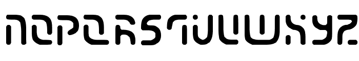 Eroded 2020 Font LOWERCASE