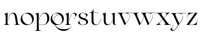 Erotique Alternate Trial Bold Font LOWERCASE