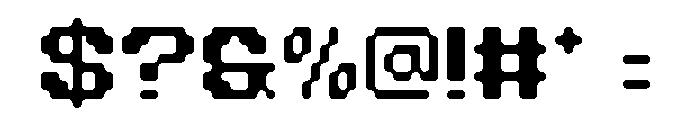 Error State Rounded Font OTHER CHARS