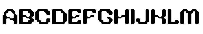 Error State Rounded Font UPPERCASE