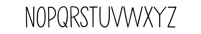 Erstwhile Line DEMO Regular Font UPPERCASE